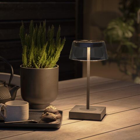 WO SCİLLA MASA LAMBASI USB SİYAH