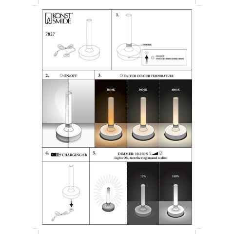 WO BIARRITZ MASA LAMBASI USB ALTIN