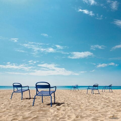 Stecca Koyu Mavi Metal L Koltuk