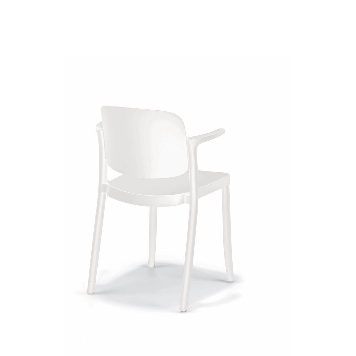 Piazza 2 Beyaz Kolçaklı Sandalye