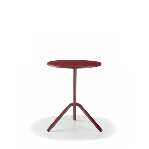 TA2 Kırmızı Metal Bar Masası Çap:60