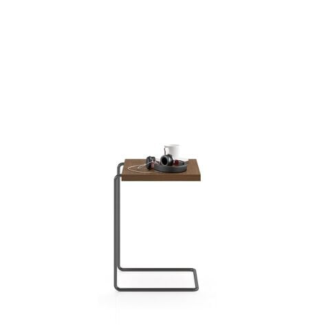 Bremen Zigon Sehpa 3'lü Set Desensiz Smoked Meşe Epoksi Ayak