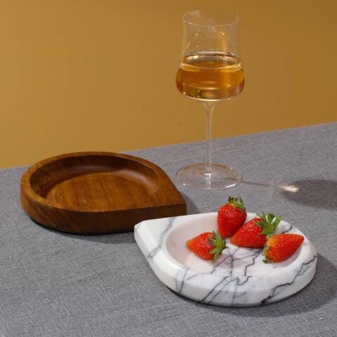 Drop Çerezlik ve Sunum Kasesi Ahşap