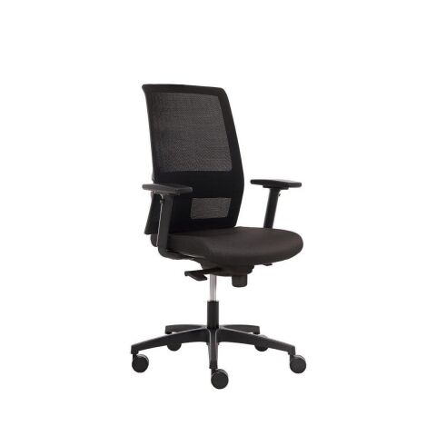 Mono Çalışma Ofis Koltuğu Sandalyesi Yüksek Sırtlı Siyah