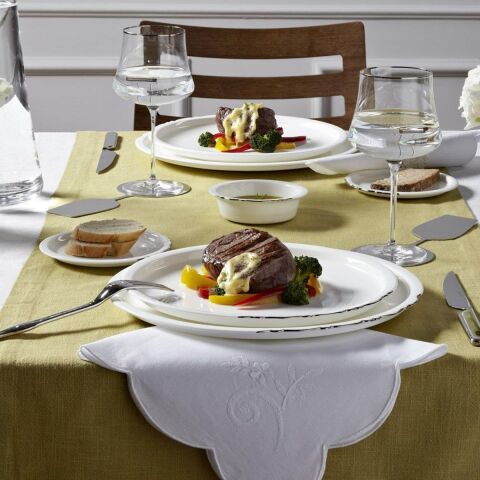 Eser-i İstanbul 12 Kişilik Yemek Takımı 55 Parça Platin