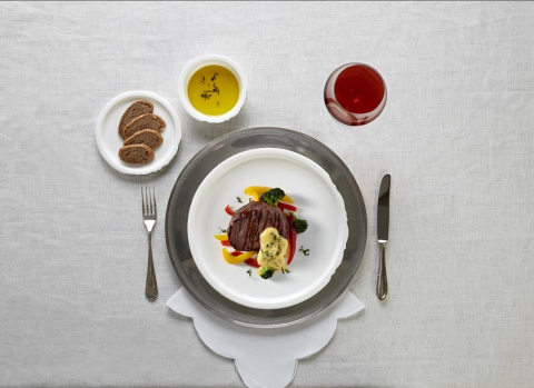 Eser-i İstanbul 12 Kişilik Yemek Takımı 55 Parça Platin