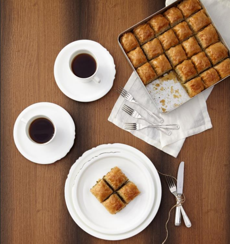 Eser-i İstanbul 12 Kişilik Yemek Takımı 55 Parça Platin