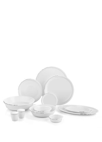 Eser-i İstanbul 12 Kişilik Yemek Takımı 55 Parça Platin