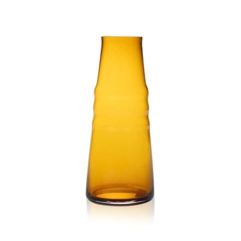 ZUMA Başucu Sürahi Bardaklı / El Yapımı, Amber