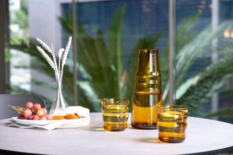 ZUMA 2'li Bardak Seti / El Yapımı, Amber