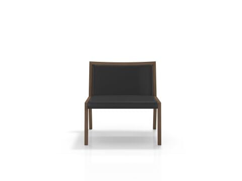 HOMER Kolçaksız Koltuk Suni Deri Siyah