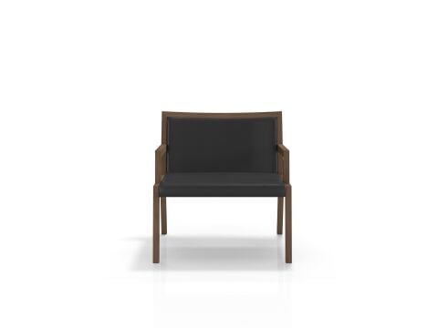 HOMER Kolçaklı Koltuk Suni Deri Siyah