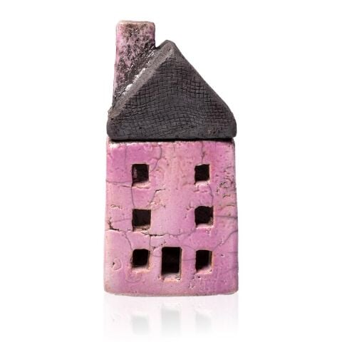 RAKU Seramik Ev 3K 2P Lila