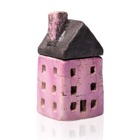 RAKU Seramik Ev 3K 2P Lila