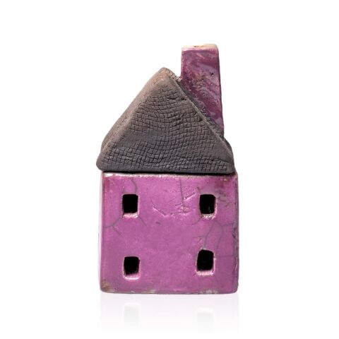 RAKU Seramik Ev 2K 2P Lila